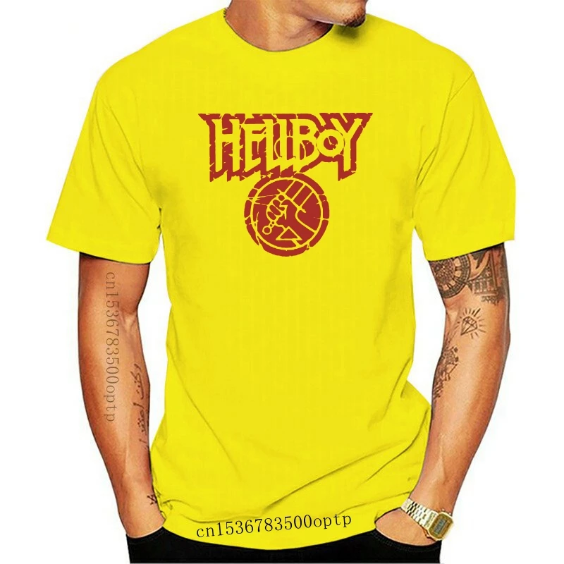 

New 2021 Fashion HELLBOY BPRD T-Shirt for Men Round Collar Pure Cotton T Shirt Short Sleeve Tee Shirt Gift Idea Clothing