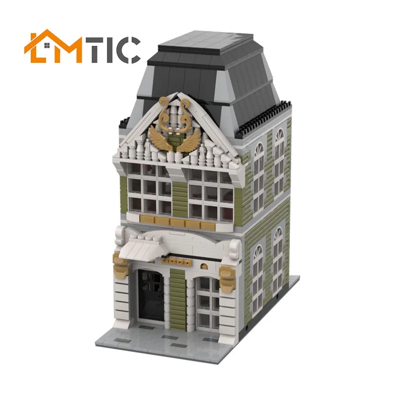 

BuildS MOC Series Modular House #2 Model Building Kits City Castles Blocks Model Building Toys Children Diy Bricks Xmas Gift