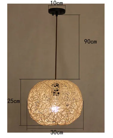 

Free shipping Wicker Rattan Pendant lamp, Hand-Woven bamboo dome Pendant light, Japanese lamp Design