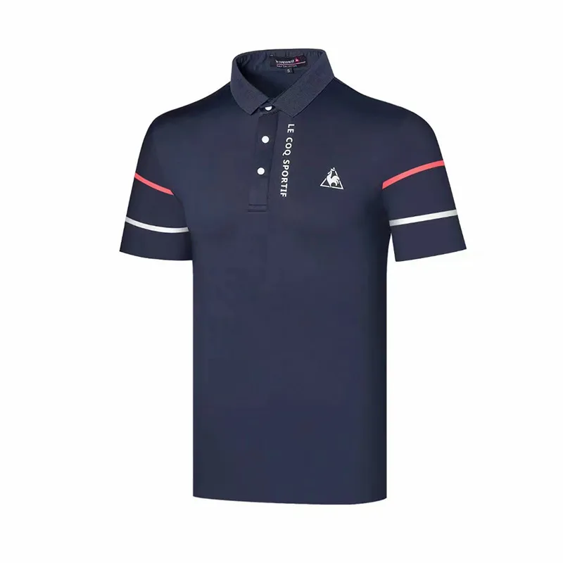 

Men's Casual Dry Fit Short Sleeve Polo, Lightweight and Breathable