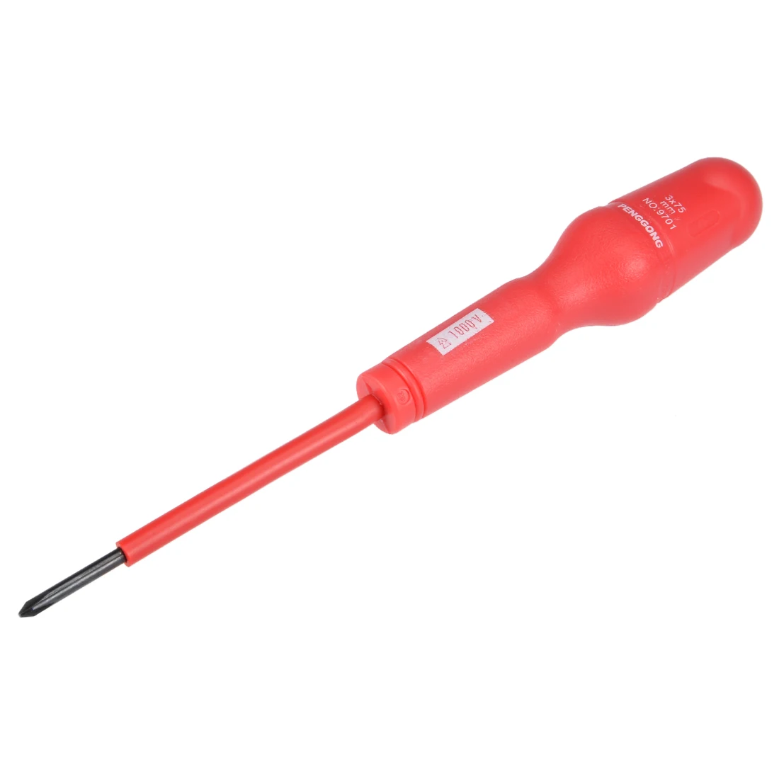 uxcell 1000v Phillips Insulated Magnetic Electrical Screwdriver #0 x 3 Inch