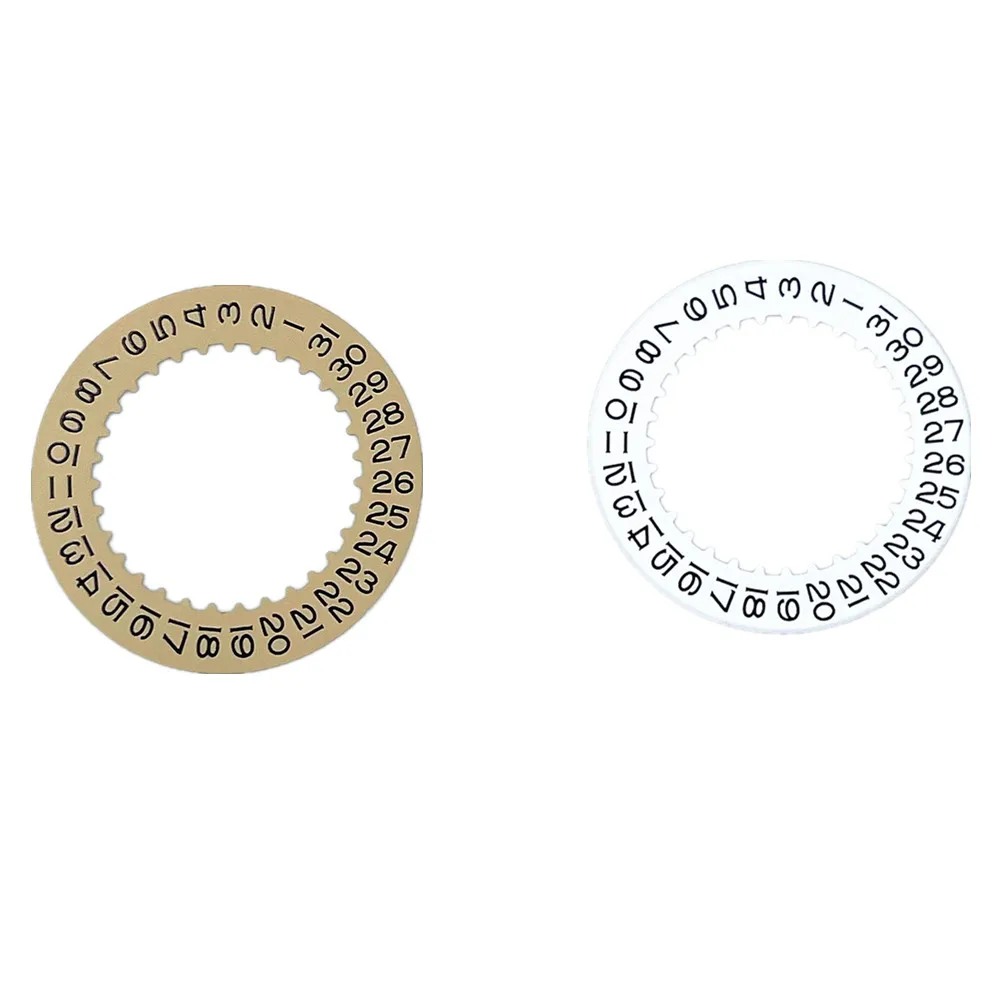 

Металлический циферблат с календарем, дисковая пластина, запасные части для швейцарского механизма 3135, детали для замены