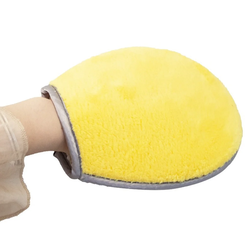 

Car Washing Gloves Microfiber Thickening Automobile Window Body Glass Dusting Gloves Multifunction Auto Clean Maintain Tools