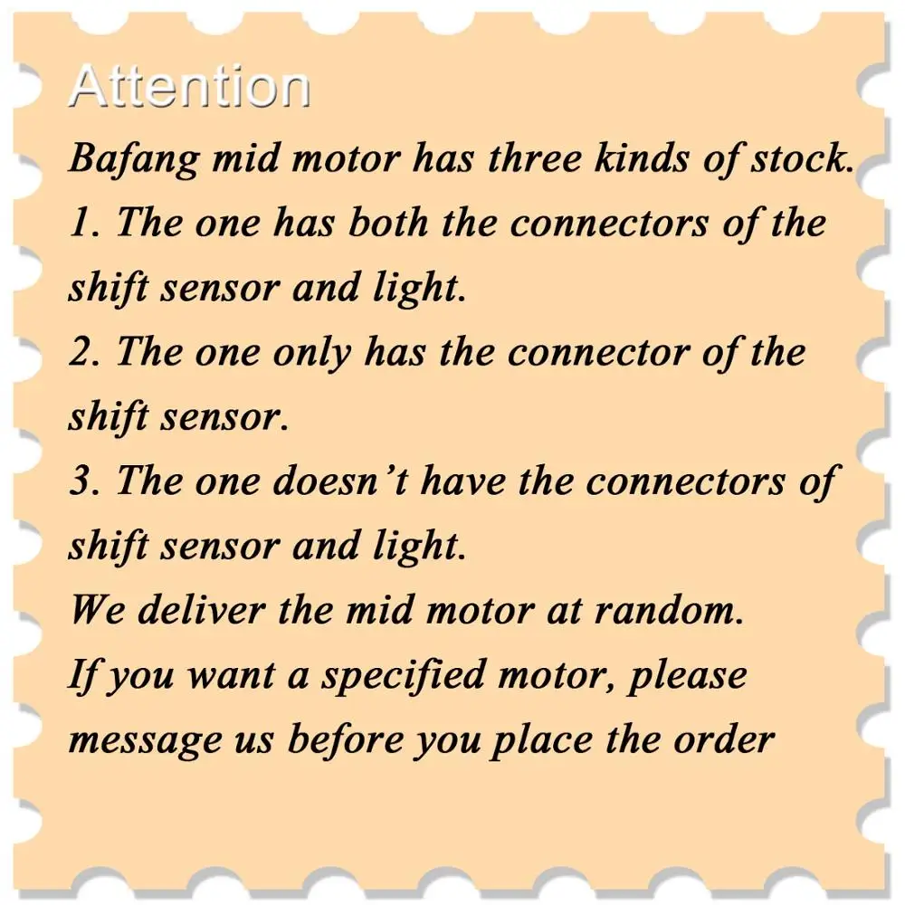 

Bafang 36V 250W 16Ah Li-ion Battery BBS01B Gear Sensor Color Display Ebike Mid Drive Motor Conversion Kit with Battery Function