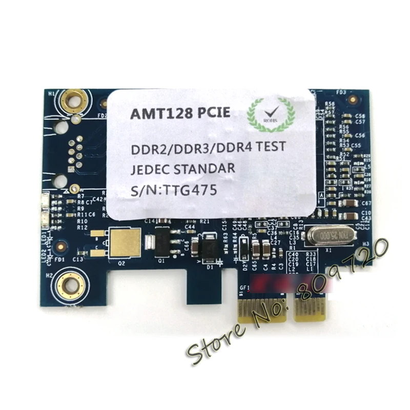 AMT128 PCI-E Memory Tester DDR2/DDR3/DDR4 Test Card Repair Card Burn-In Tester PCIE Riser