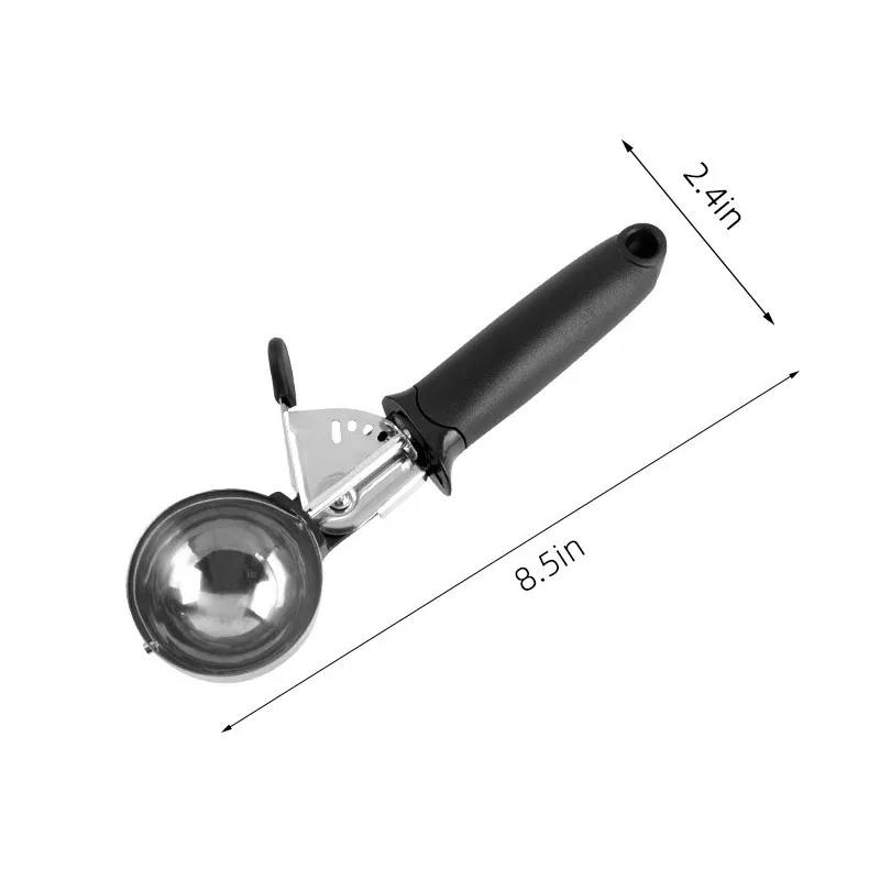 New Stainless Steel Ice Cream Scoop DIY Ball Spoon Tools for Home Kitchen Restaurant Bar | Дом и сад