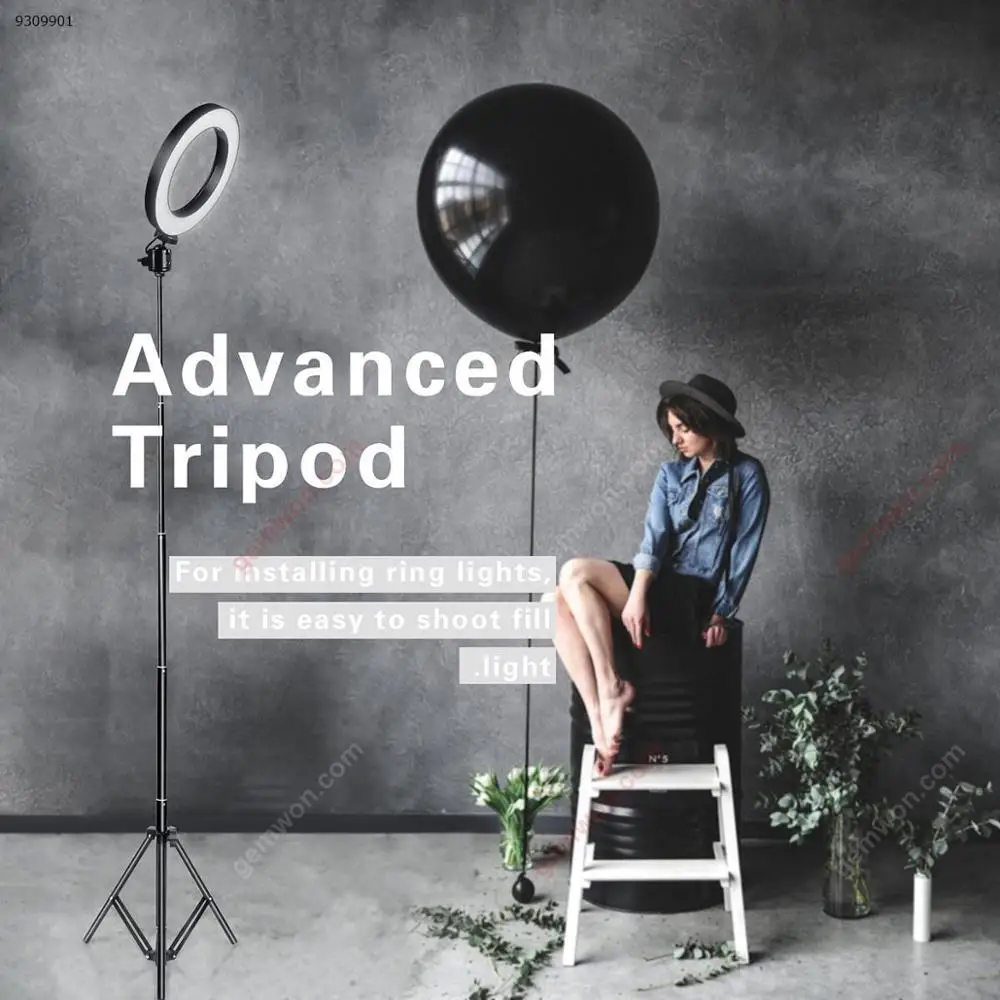 Портативная Выдвижная селфи палка 170 см кольцесветильник ная стойка штатив для