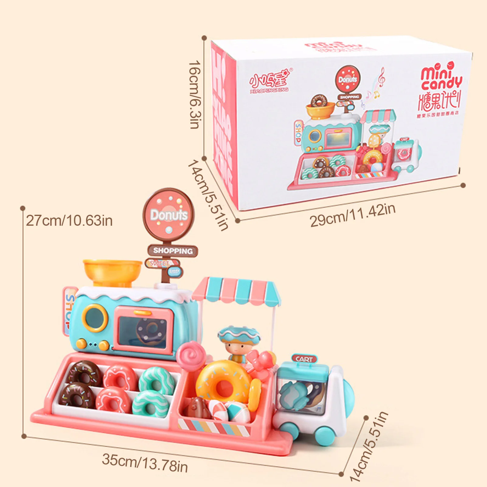 

Simulation Kids Microwave Doughnut Candy Toy Set Pretend Play Electronic Oven With Play House Food Ice-cream Toys Gift For Kids