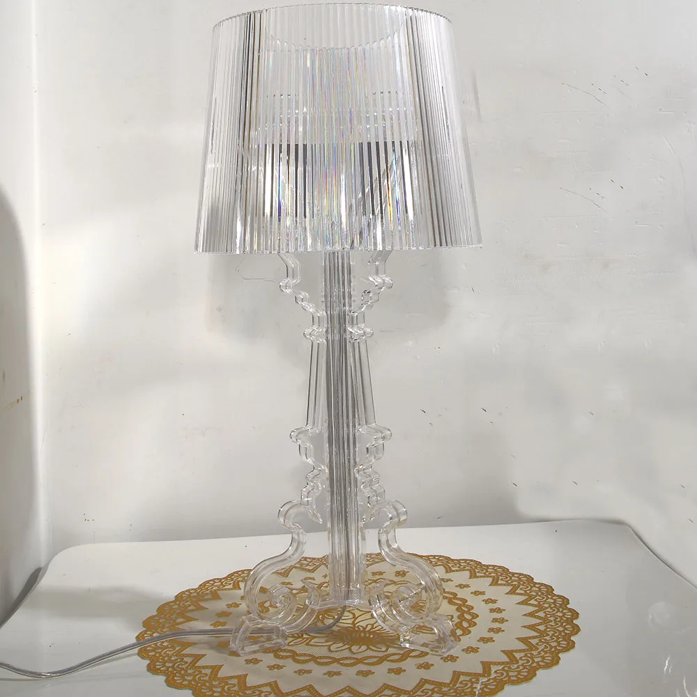 Акриловая Настольная лампа для спальни гостиной настольная кровать светильник