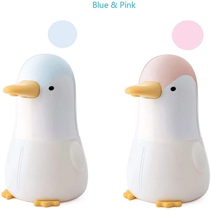 

Automatic Soap Dispenser Penguin Shaped Infrared Sensor Control Foam Pump Non Touch Mousse Foam Dispenser 400ml for Home ADW889