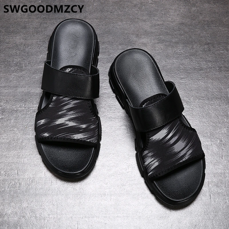 

Summer Slippers Mens Shoes Casual Fashion Shoes Rubber Slippers Slides Men Beach Slippers Designer Shoes Men High Quality Buty