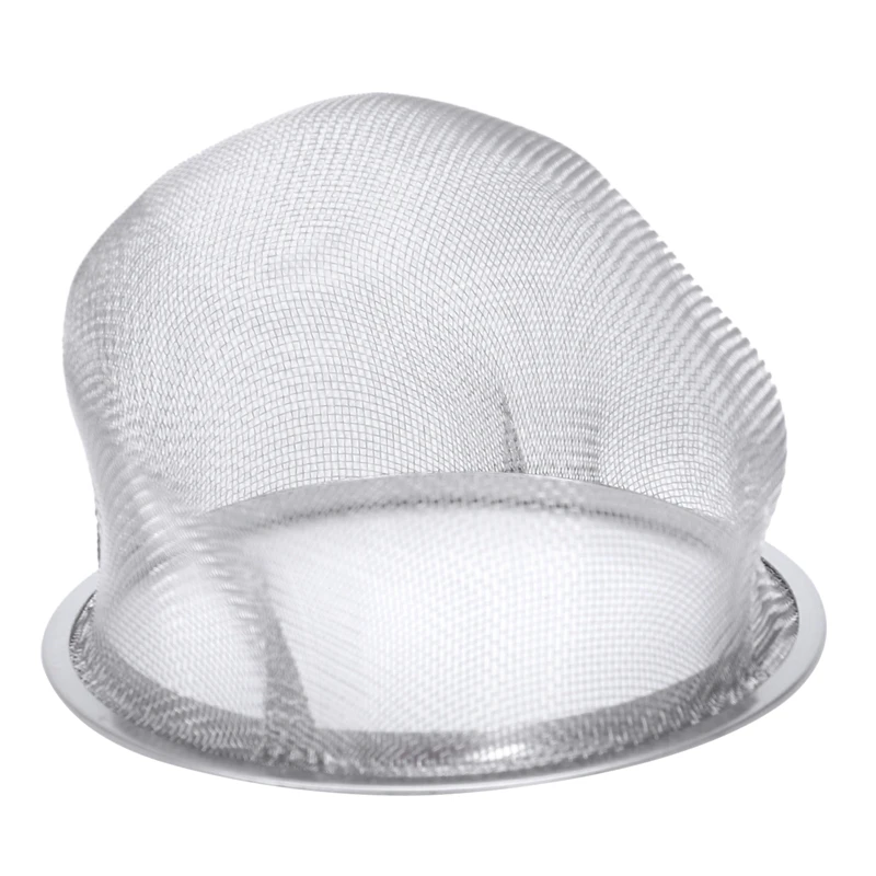 

2 Pcs Stainless Steel Drainer Mesh Tea Strainer Teapot Filter Silver