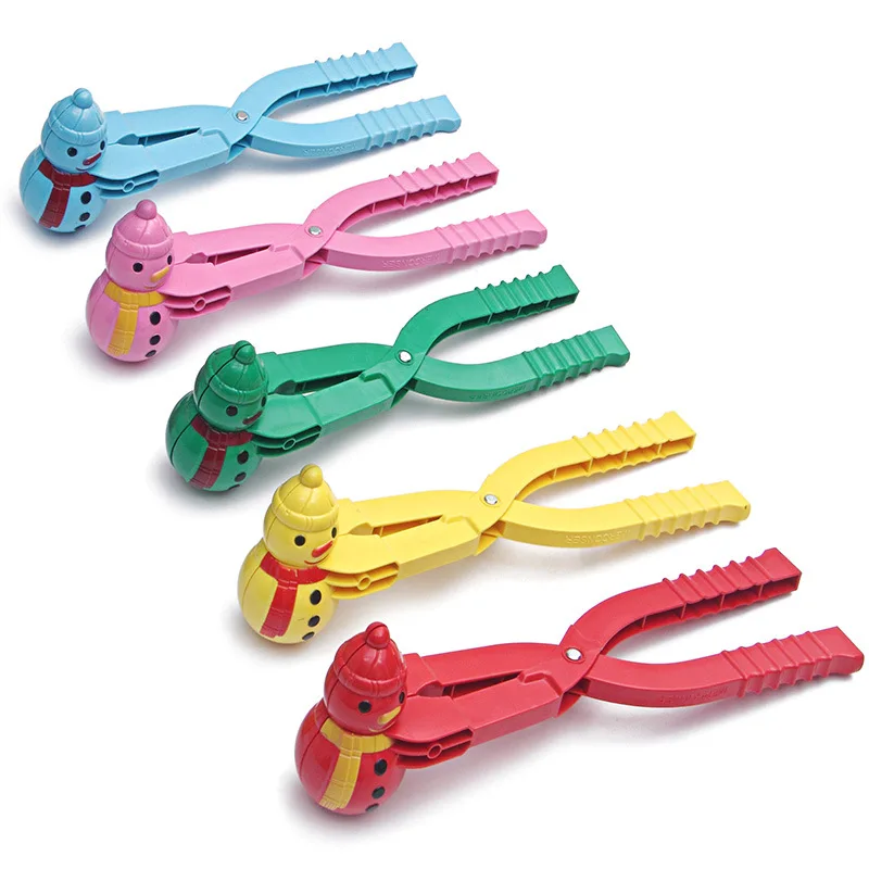 Детский Пластиковый ковш для изготовления снежного мяча зажим зимнего снеговика