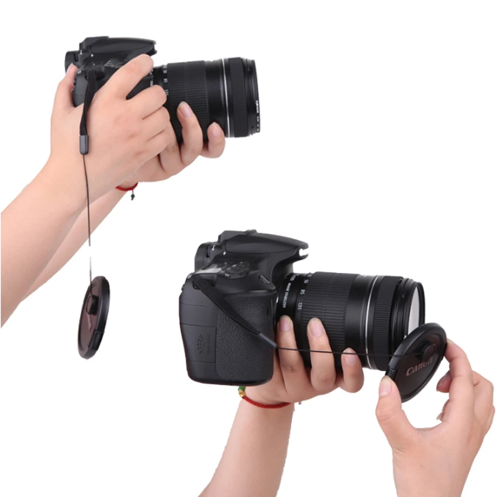 10 шт. нейлоновые ремешки для объектива камеры Canon Nikon Sony Olympus Fujifilm|Аксессуары