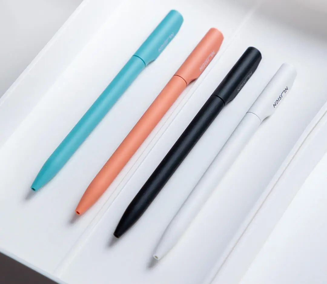 Нейтральная ручка Xiaomi Nusign с черной ручкой 0,5 мм Заправка цветной гель ручки поворотный переключатель гладкие авторучки для студентов официальные
