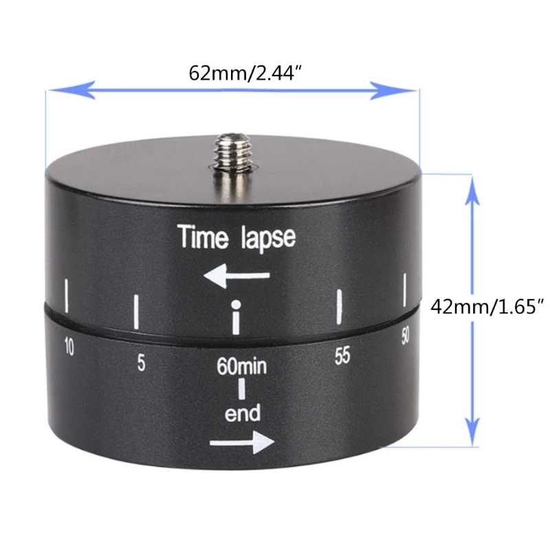 L41E Electric Panoramic Tripod Head for Time Lapse Shooting with Variable Speed and Direction for gopro360 Smartphone Camera