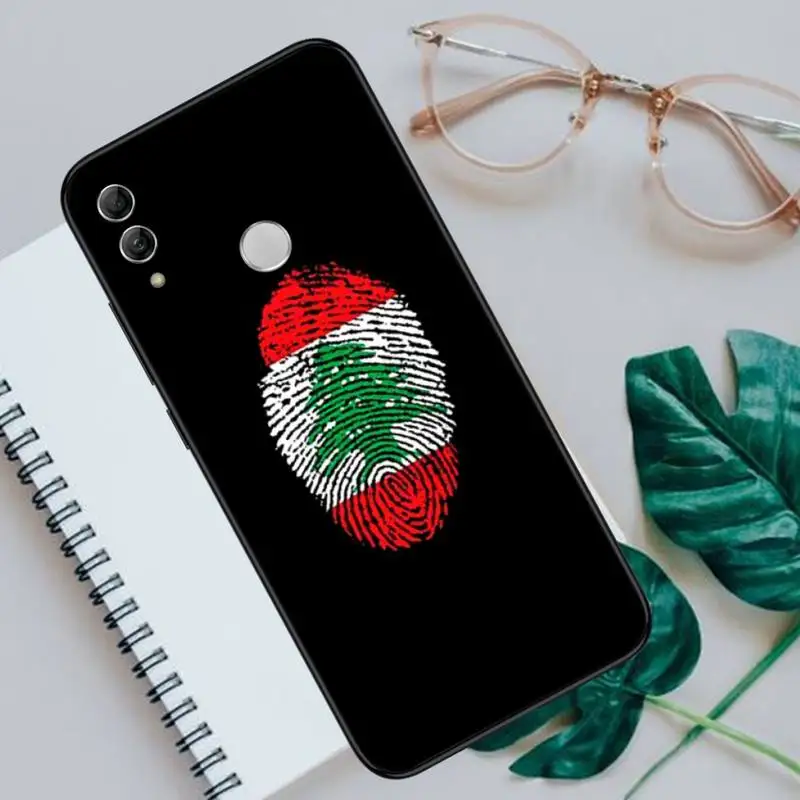 

Lebanon Flag Phone Case For Huawei Honor 7C 7A 8X 8A 9 10 10i Lite 20 NOVA 3i 3e