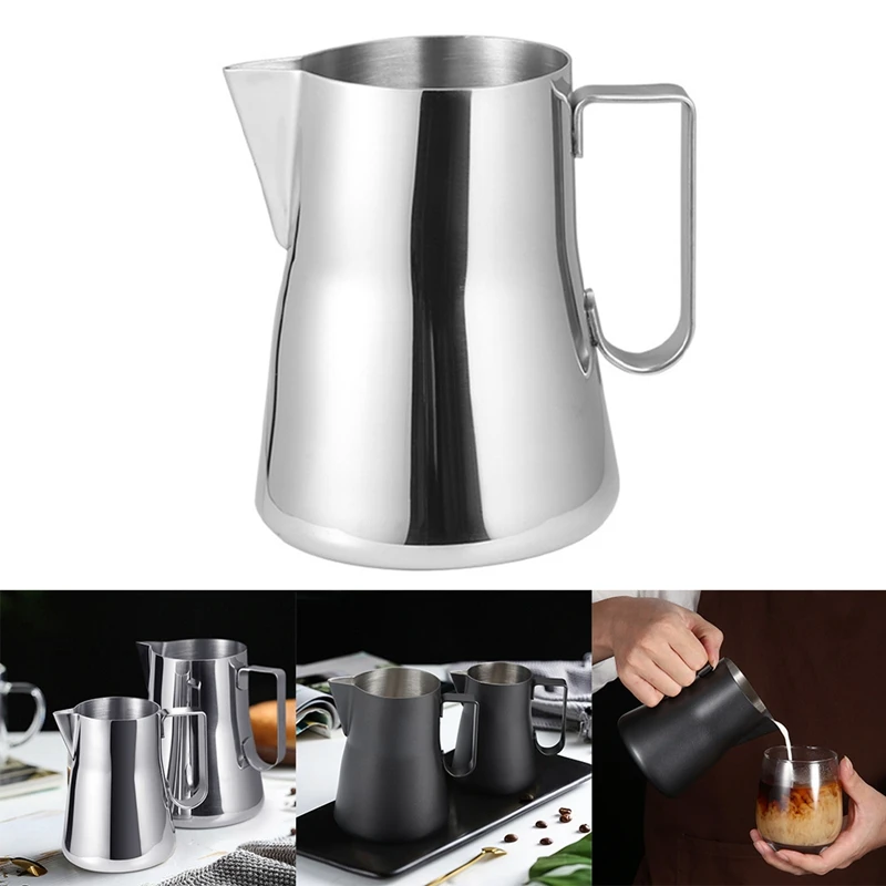 

Coffee Milk Cup Stainless Steel Espresso Steaming Pitcher Coffee Latte Frother Cup Barista Tools