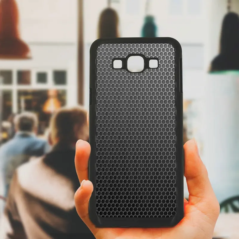 Чехол для сотового телефона металлический зернистый твердый пластиковый