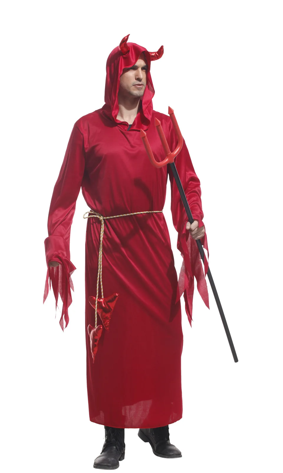 

Women Men Vampire Demon Devil Long Robe Outfit Halloween Cosplay Costumes Masquerade Carnival Party Role Play Dress Up Suit