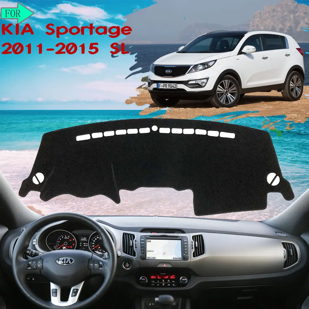 

Коврик для приборной панели автомобиля, ковер, Солнцезащитный ковер для Kia Sportage 2011, 2012, 2013, 2014, 2015 SL, аксессуары для салона автомобиля, товары