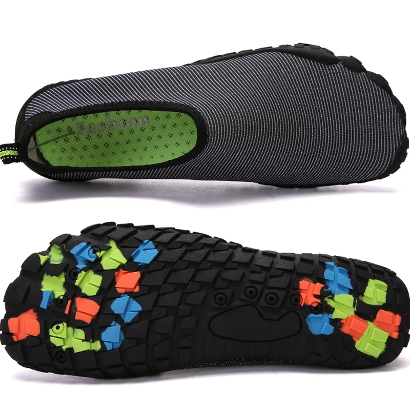 

Summer Aqua Shoes Outdoor Wading Men Woman Beach Swimming Hiking Quick-Drying Water Barefoot Shoes Slip-On Size 35-46