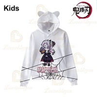 rui kibutsuji muzan demon slayer children cute japen anime 3d hoodies kimetsu no yaiba streetwear men and women sweatshirt tops