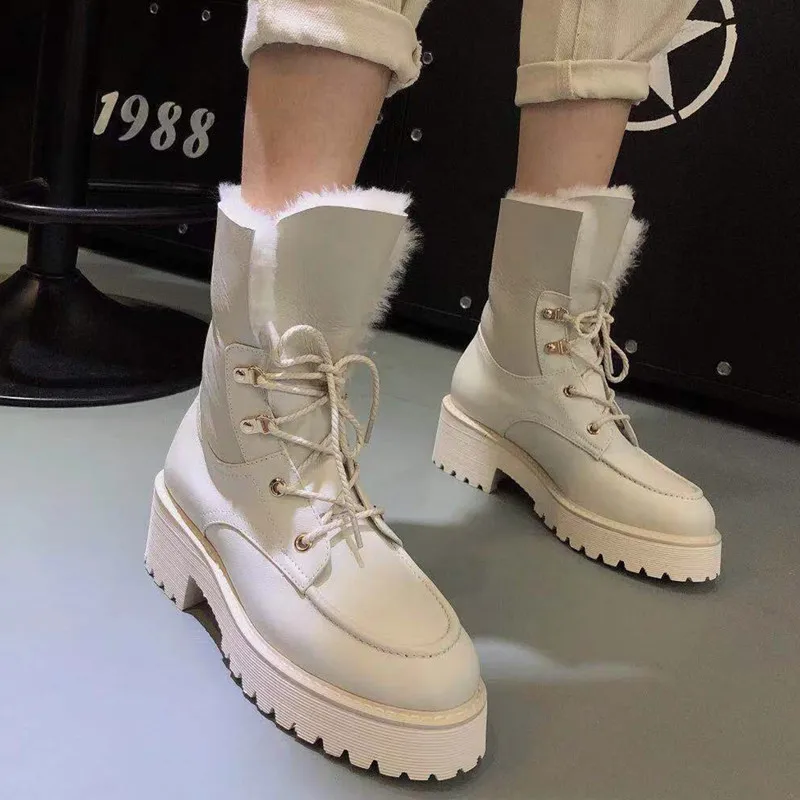 Сапоги Для женщин На зимнем меху теплые зимние ботинки женская обувь на