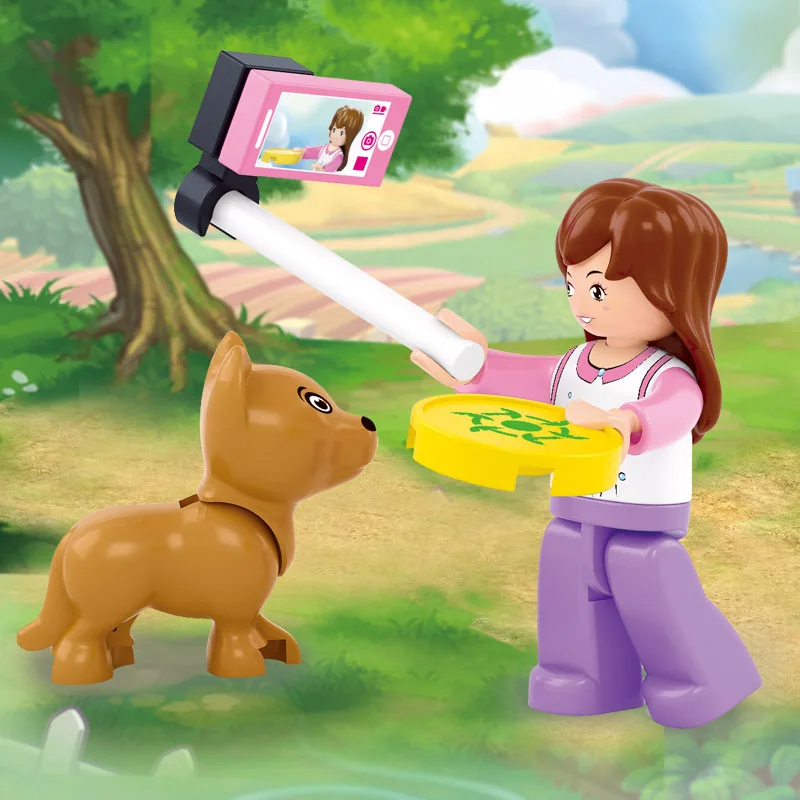 [Забавный] Строительные блоки 158 шт./компл. друзья универсал мечта путешествие