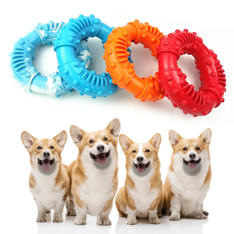 

Резиновые игрушки для собак среднего и большого размера, аксессуары для собак, Интерактивная молярная жевательная игрушка, палочка, игрушк...