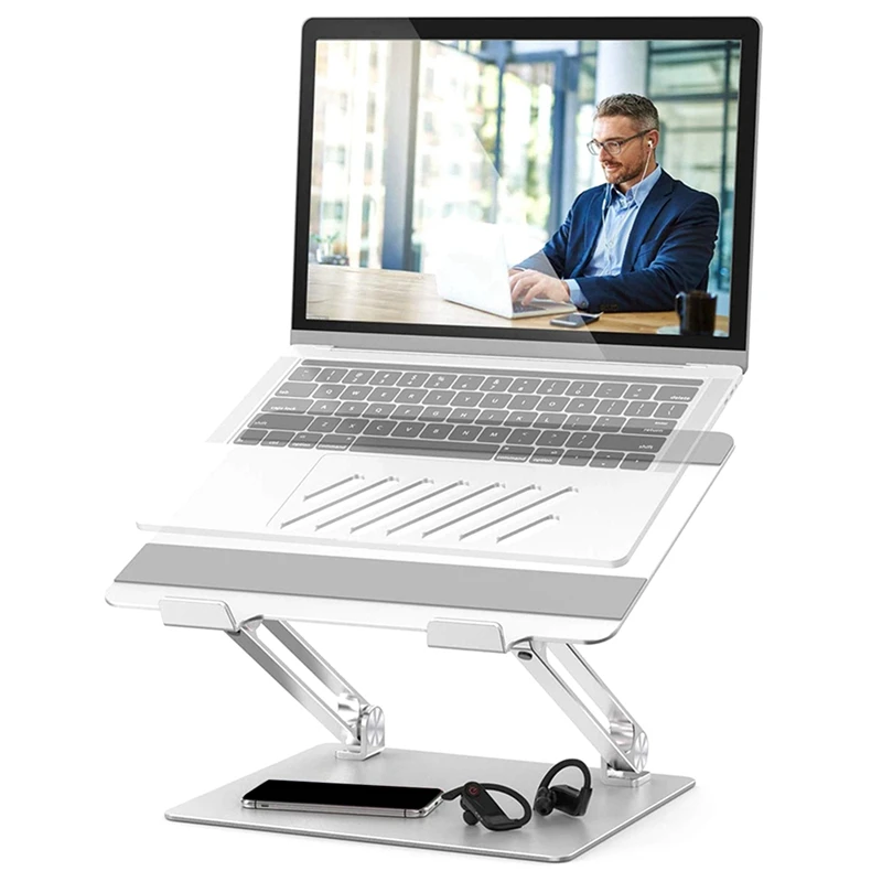

Notebook Computer Stand, Ergonomic Aluminum Computer Stand, Adjustable Laptop Lifting Plate with Cooling Holes