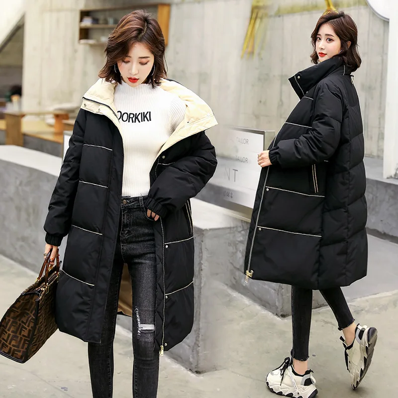

Fashion New Down jacket women coats and jackets winter overcoat Plus size thickened down coats woman parkas long coat W7216