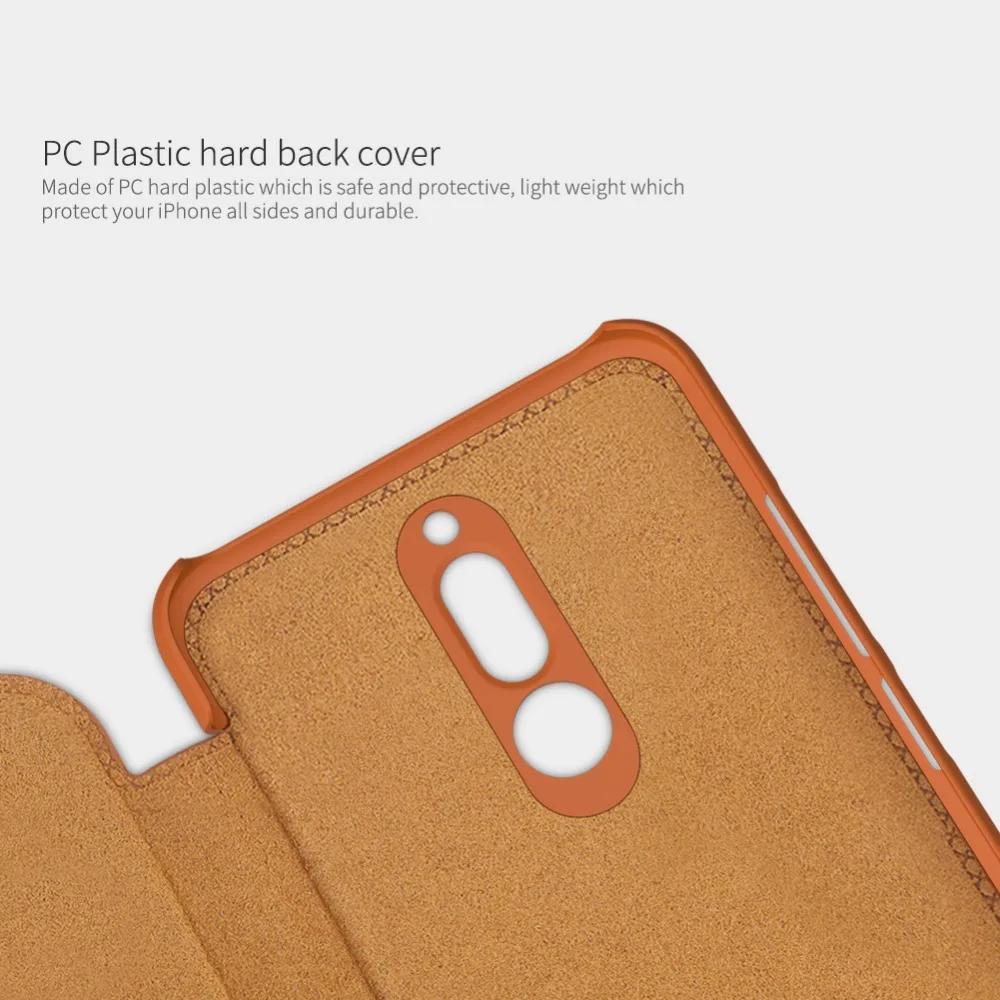 Flip Cover For Xiaomi Redmi 8 Case Original NILLKIN QIN Leather Cover For Xiaomi Redmi 8 Case with Card Pocket Book Bags