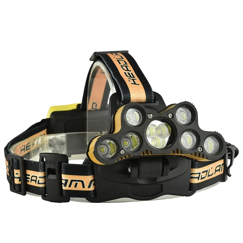 Outdoor Lighting Bicycle Light 45000 LM 9X XM-L T6 LED Rechargeable Bike Headlamp Headlight Travel Head Torch D25 | Спорт и
