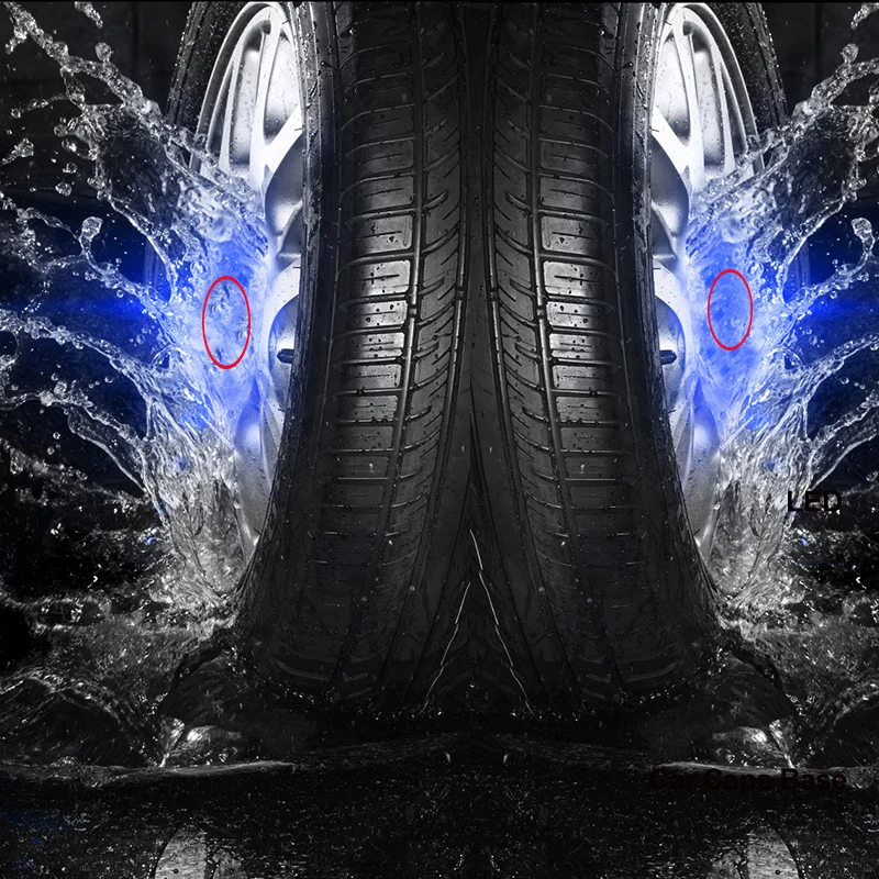 4 шт. 54 мм черная плавающая подсветка со светодиодной подсветкой центральные