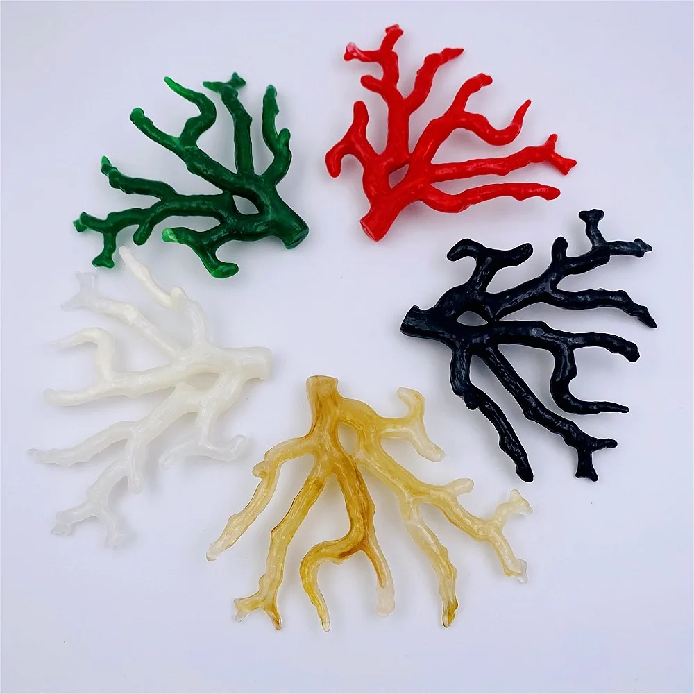 Модные Акриловые бусины облачный эффект имитирует камень Форма коралла