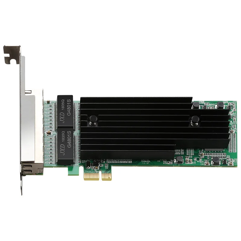 I350T4 1000 Мбит/с PCI Express pcie 4 x RJ45 RJ-45 гигабитный Ethernet LAN четырехпортовый серверный адаптер Сетевая карта чип