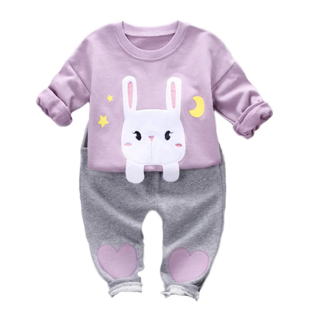 Rabbit E Летний милый комплект из 2 предметов для маленьких мальчиков и девочек, футболка с короткими рукавами и рисунком кролика+ юбка-пачка, комплект одежды - Цвет: Rabbit E