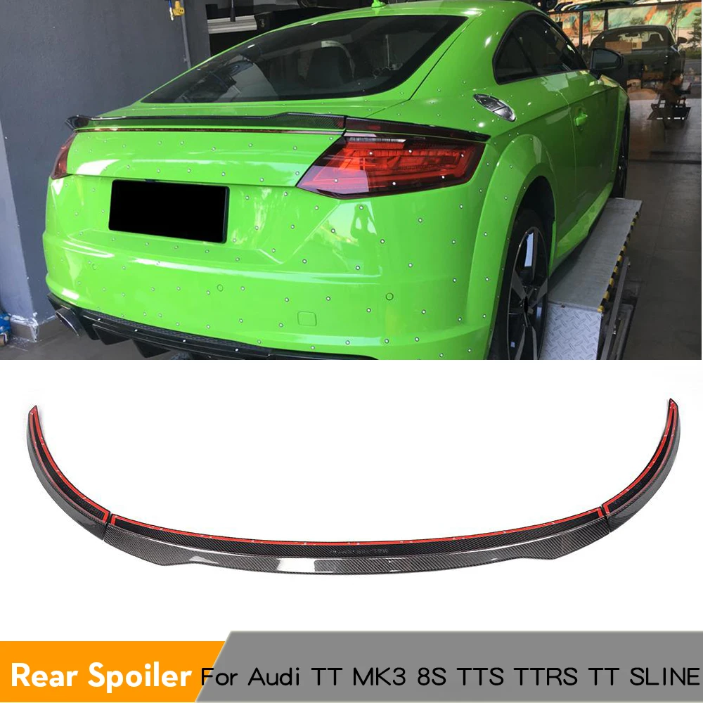 Фонарь для Audi TT MK3 Тип 8S TTS TTRS SLINE Coupe 2 дверный 2015 2017 углеродное волокно/ФАП|trunk spoiler