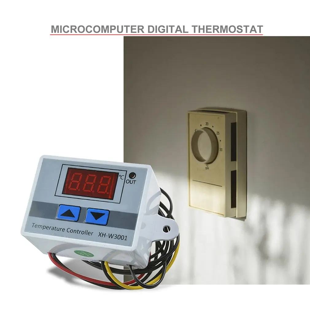 

Xh-W3001 Digital Thermostat Temperature Switch Microcomputer Temperature Controller Temperature Control Switch