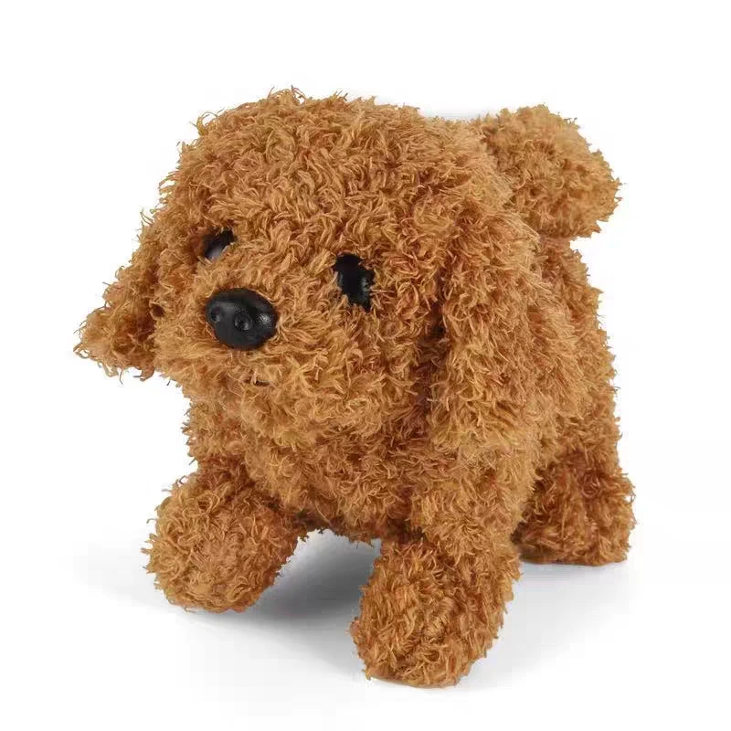 

Электронный собачий робот, собаки, плюшевый щенок, прыгающий хвост, поводок, Тедди, игрушки, веселые игрушки для детей на день рождения, рожд...