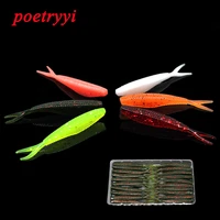 1pcslot easy shiner fishing lures 60mm 1 5g artificial baits wobblers soft lures shad carp silicone fishing soft baits tackle