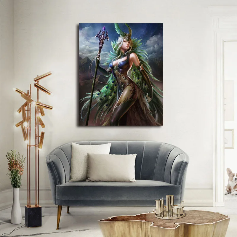 DIY картинки для раскраски по номерам с мультяшным персонажем рисование