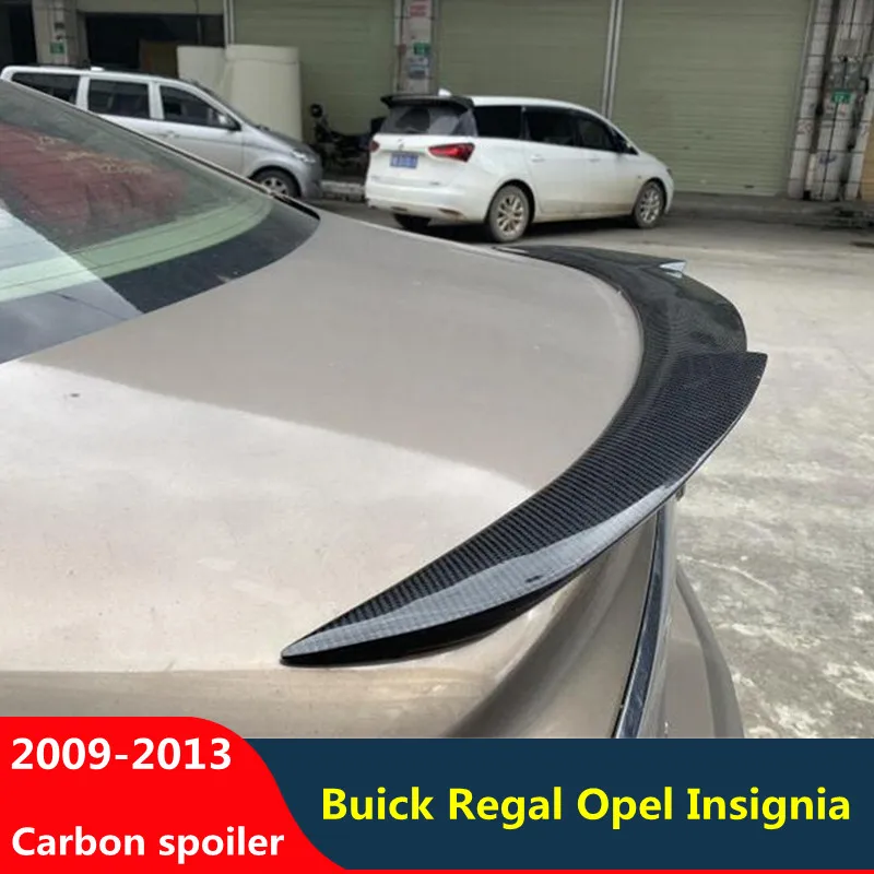 CEYUSOT для реального углерода 3D спойлер Buick Regal Opel Insignia 2009 2013 задний багажника