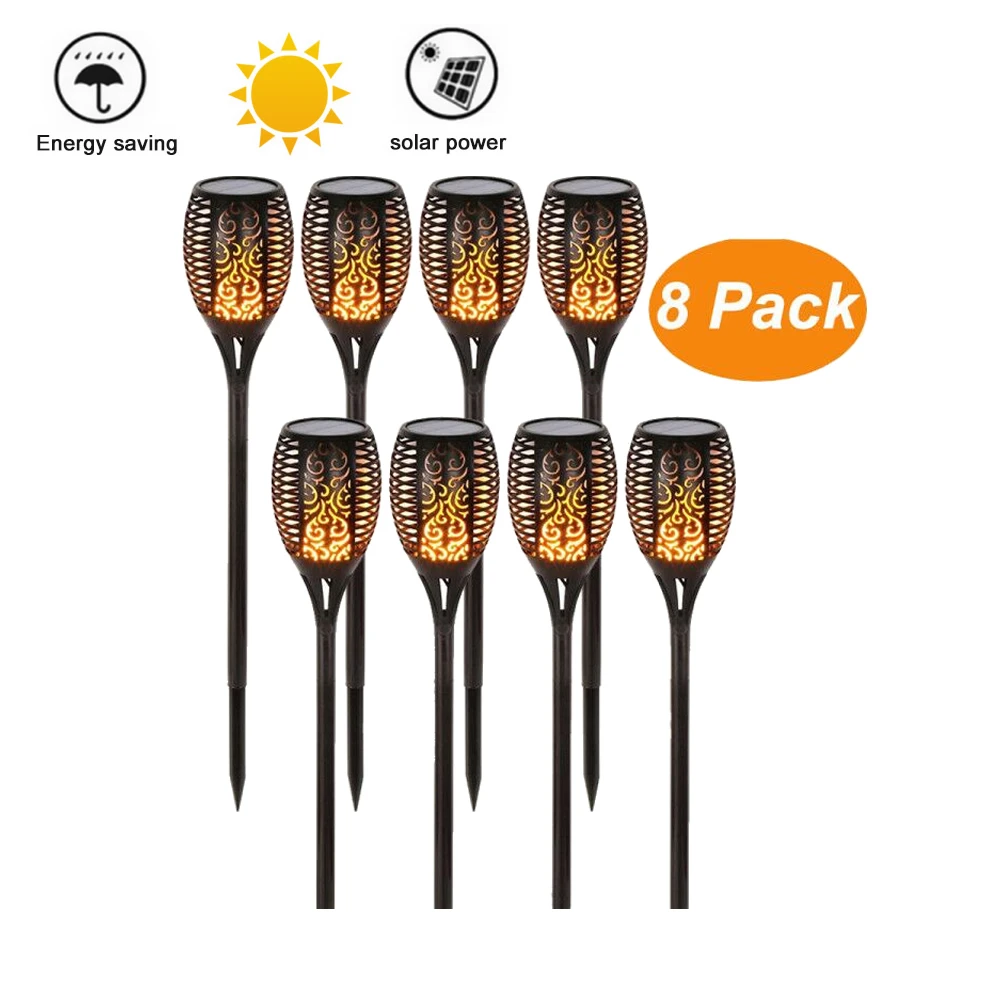 

8 шт., водонепроницаемые садовые фонарисветильник на солнечной батарее