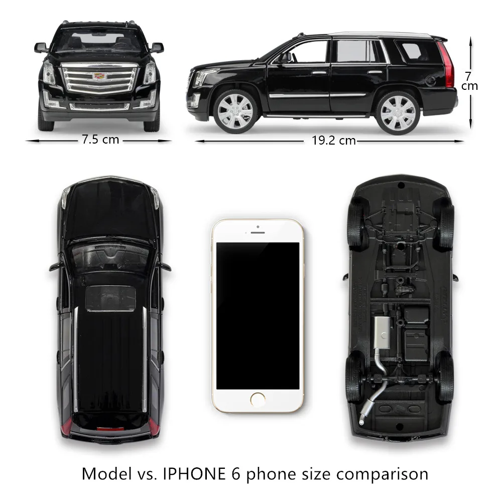 WELLY 1:24 Cadillac Escalade SUV модель автомобиля из сплава украшение Коллекция игрушек инструменты подарок