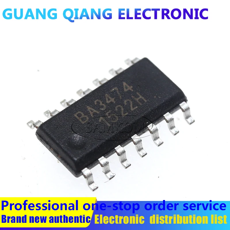 BA3474F операционный усилитель Quad высокий коэффициент Скорость ± 18V/36V 14-контактный