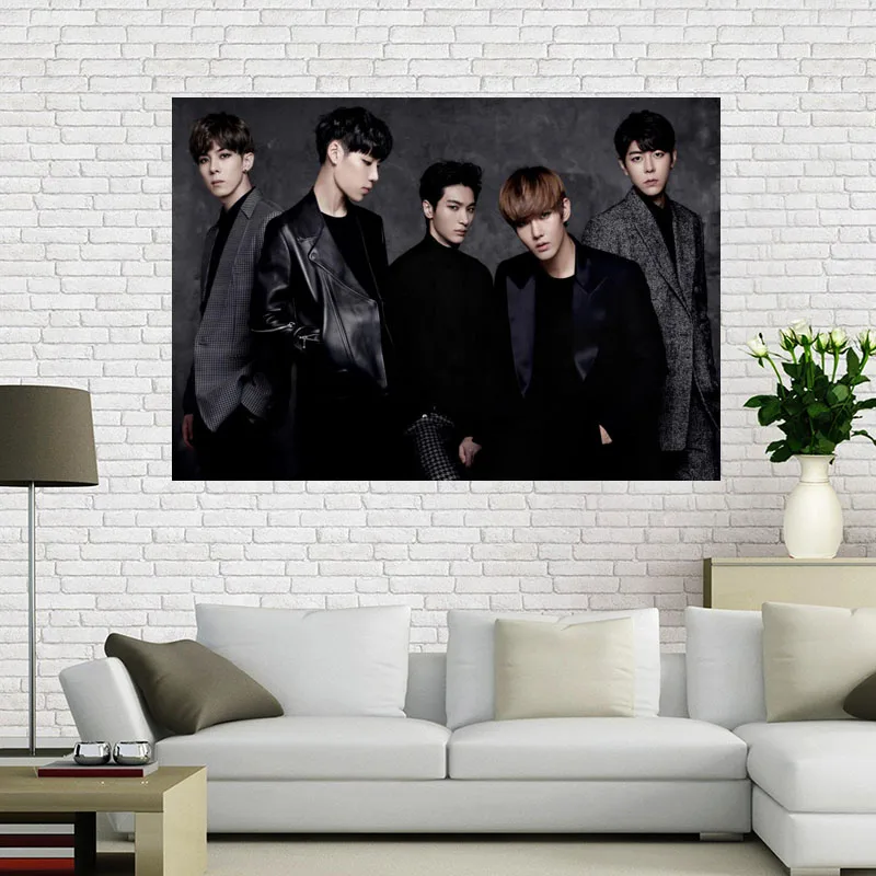 

Custom SHINHWA KPOP Poster Wall For Home Art Decoration Poster Canvas Fabric Cloth HD Printing No Frame Not Fade A12.2