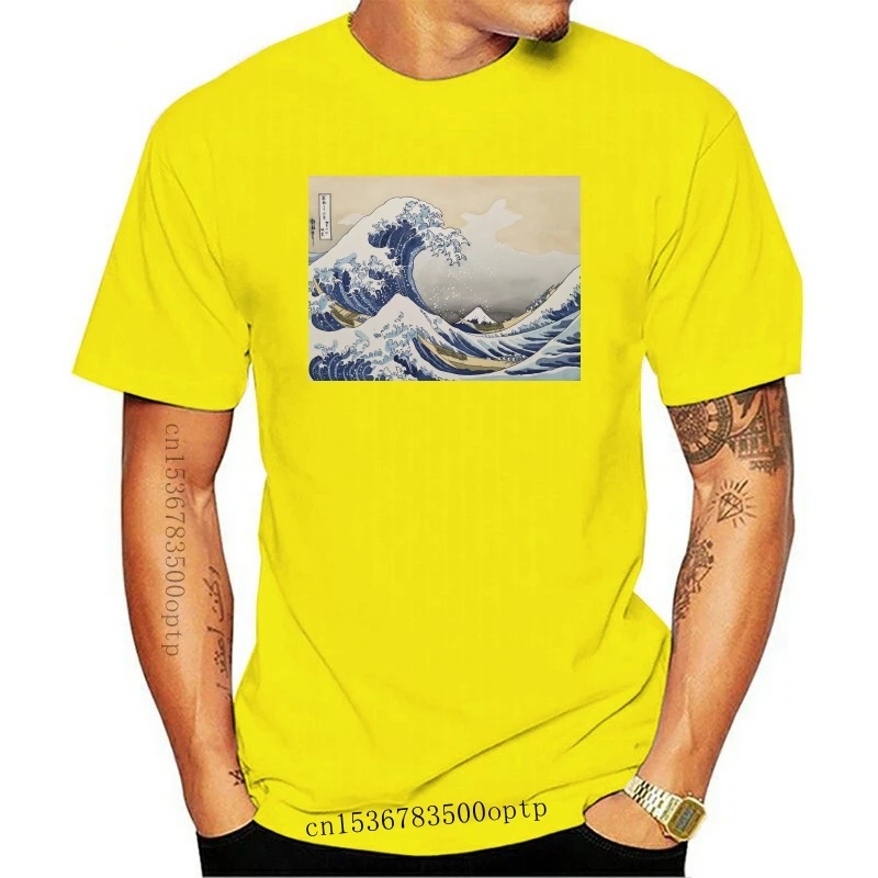 

Hokusai The Great Wave t-shirt Aesthetic Japanese vaporwave classic art Cool Casual pride t shirt men Unisex Fashion tshirt free