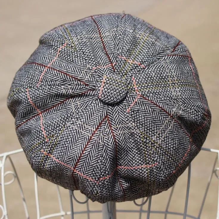 2019 новый тренд Ретро головной убор 8 панелей Кепка модная повседневная